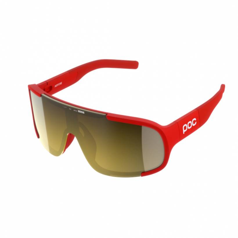Óculos POC Aspire Cat. 2 Vermelho Lente Dourada