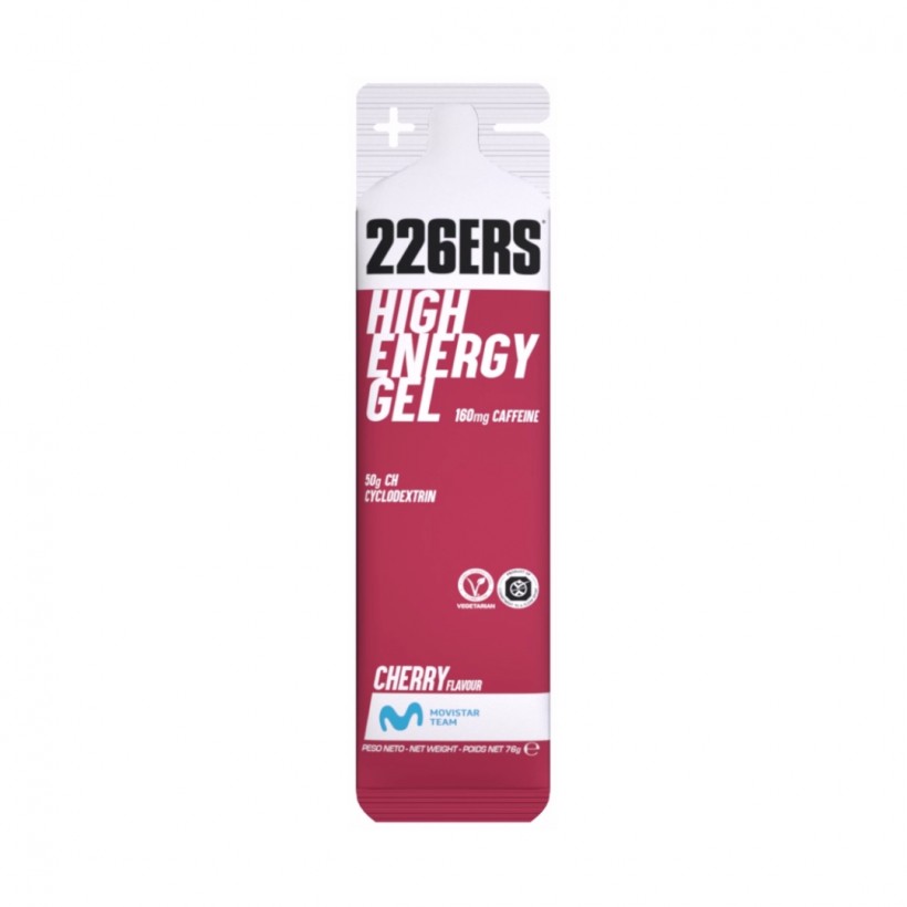 Gel énergétique 226ERS High Energy Cerise 76g Caféine