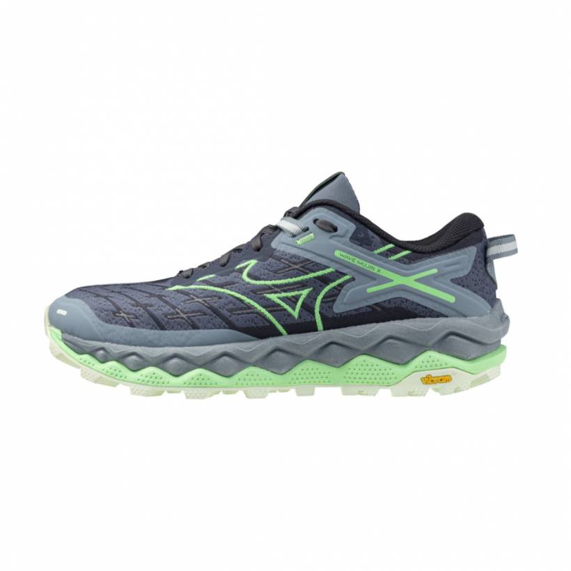 Buty Trailowe Mizuno Wave Mujin 10 Niebiesko-Zielone Damskie SS25