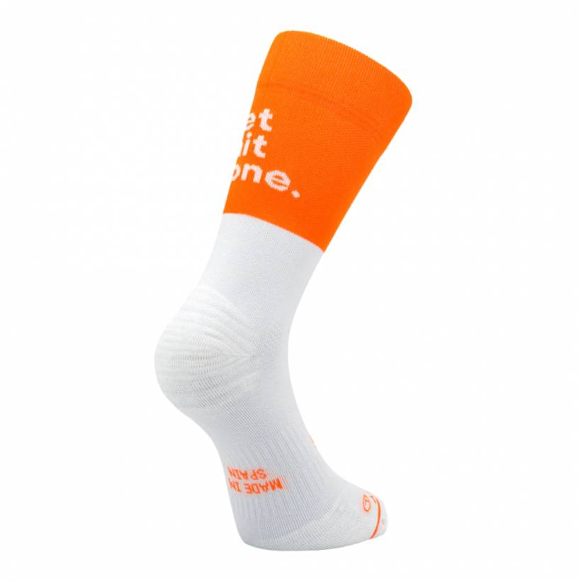 Meias Sporcks Get Shit Done Laranja Branco