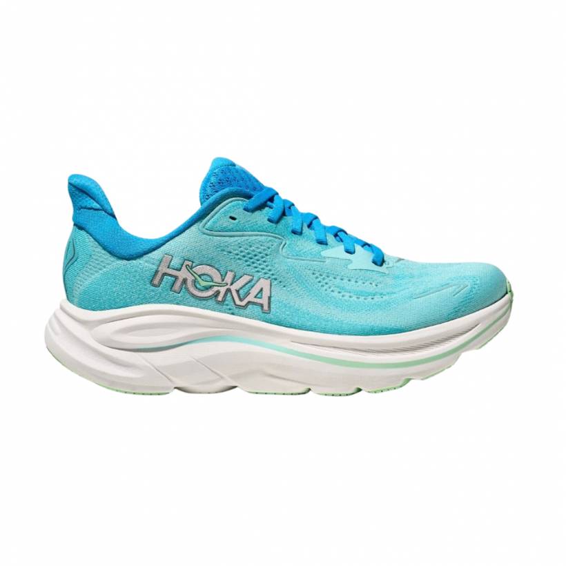 Scarpe Hoka Clifton 10 Blu Bianco SS25 Donna