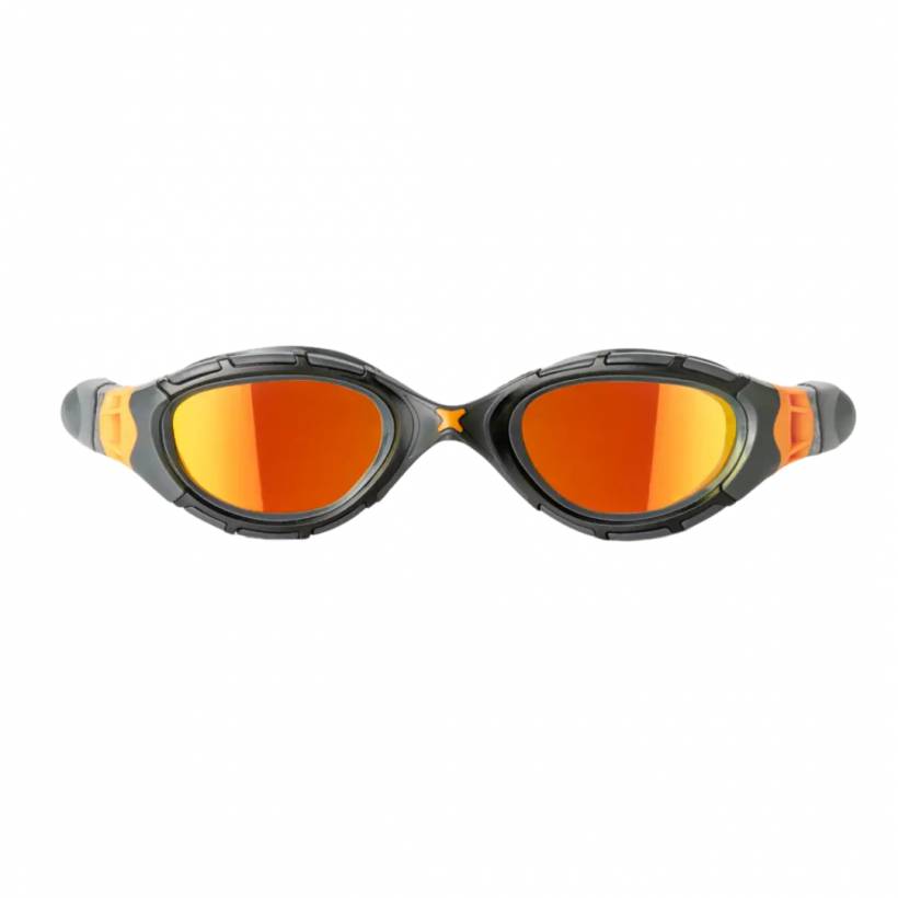 Gafas de natación Zoggs Predator Flex Titanium Negro Naranja