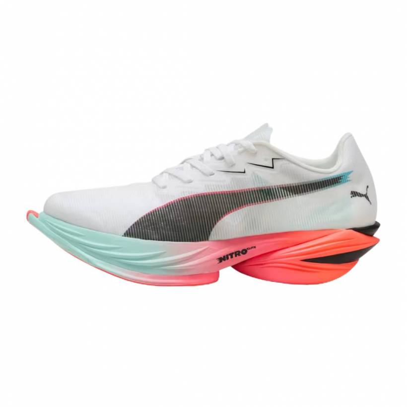 Zapatillas Puma Fast-R NITRO Elite 3 Blanco Rojo SS25