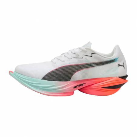 Puma Fast-R NITRO Elite 3 Shoes White Red SS25