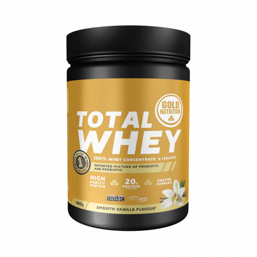 Proteina GoldNutrition Total Whey Vaniglia 800g