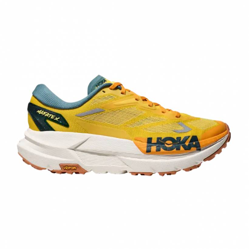 Zapatillas Hoka Mafate X Amarillo Azul SS25