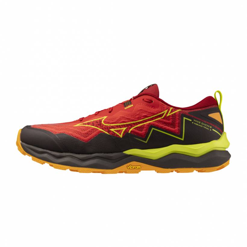 Scarpe Mizuno Wave Daichi 9 Rosso Giallo Nero SS25