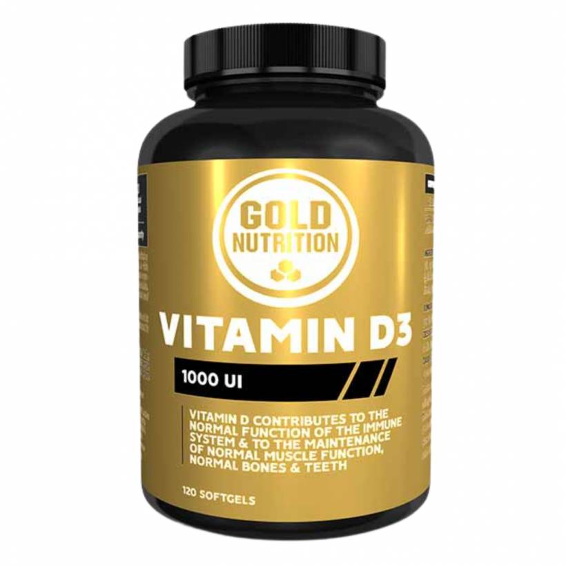 Vitamina D3 GoldNutrition 120 Cápsulas