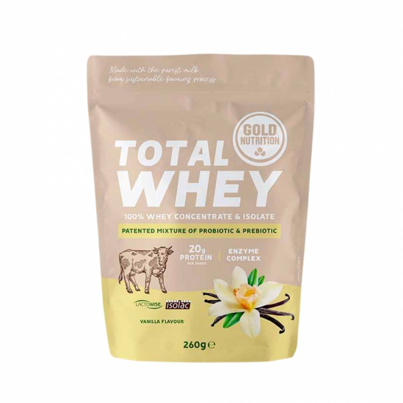 Proteína GoldNutrition Total Whey Baunilha 260g