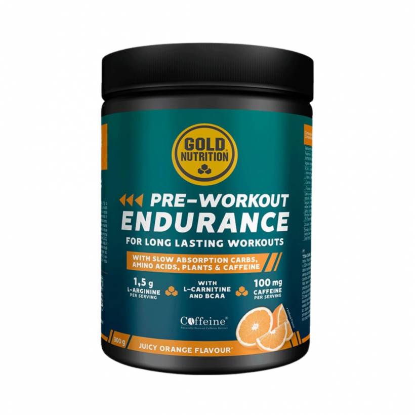 Pre-Workout GoldNutrition Endurance Laranja 300g