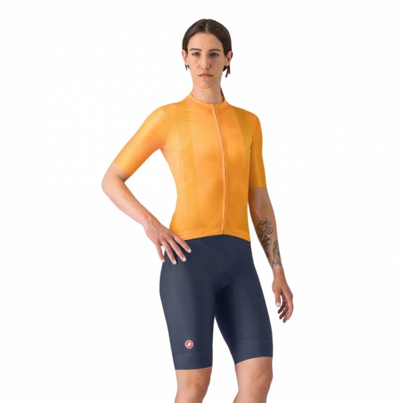 Culote Castelli Prima 2 DT Azul Escuro Mulher