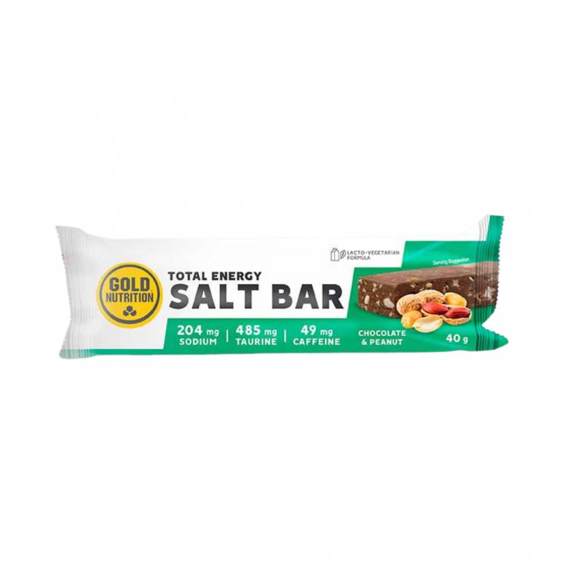 Batonik Energetyczny GoldNutrition Total Energy Salt Bar Czekolada i Orzeszki Ziemne 40g