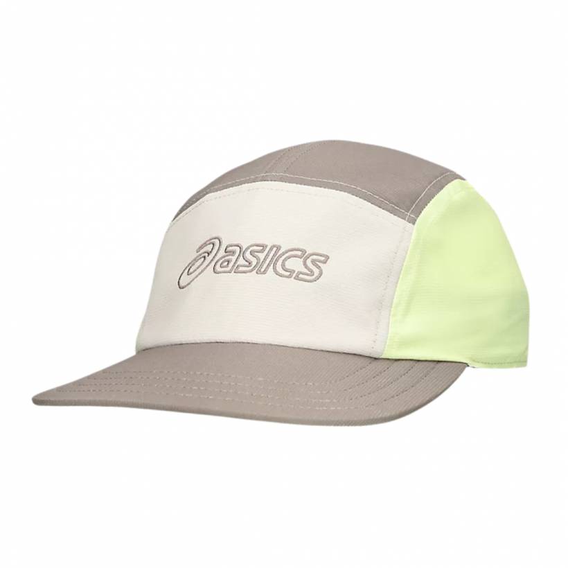 Casquette Asics 5 Panel Beige Jaune