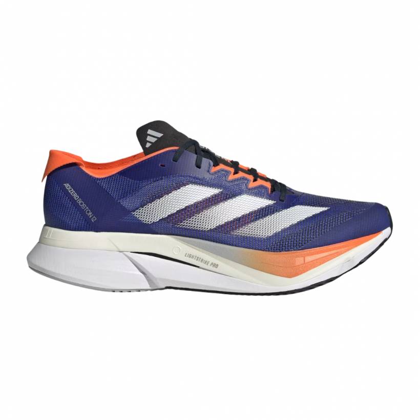 Scarpe Adidas Adizero Boston 12 Blu Arancio SS25