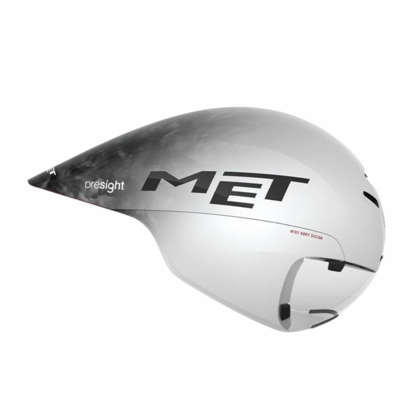 Kask MET Drone Wide Body II UAE Team Emirates Edition 2025 Biało-Czarny