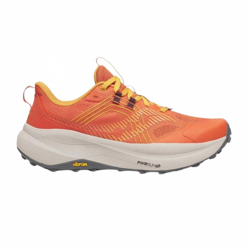 Tênis Saucony Xodus Ultra 4 Laranja Branco AW25