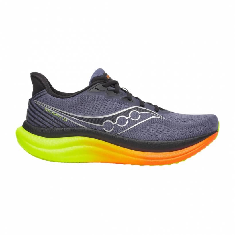 Saucony Triumph 23 Schuhe Grau Orange AW25