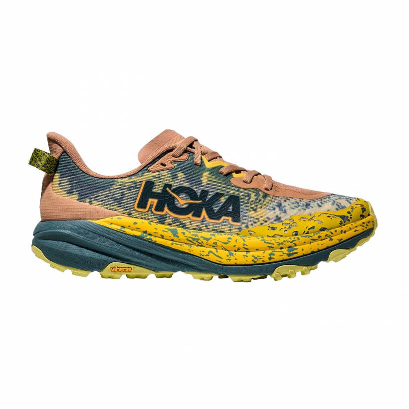 Chaussures Hoka Speedgoat 6 Vert Jaune SS25