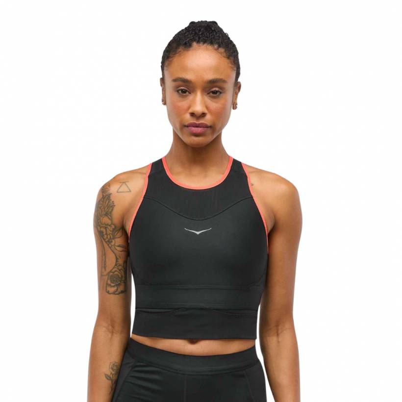 HOKA Race Day Black Bra