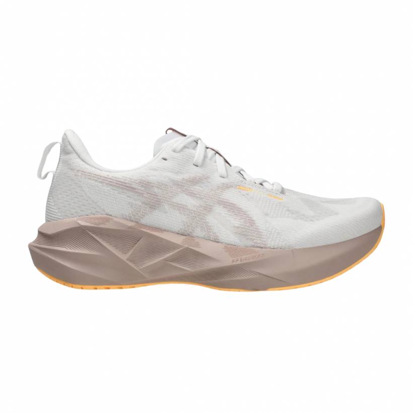 Scarpe Asics Novablast 5 Bianco Marrone AW25 Donna