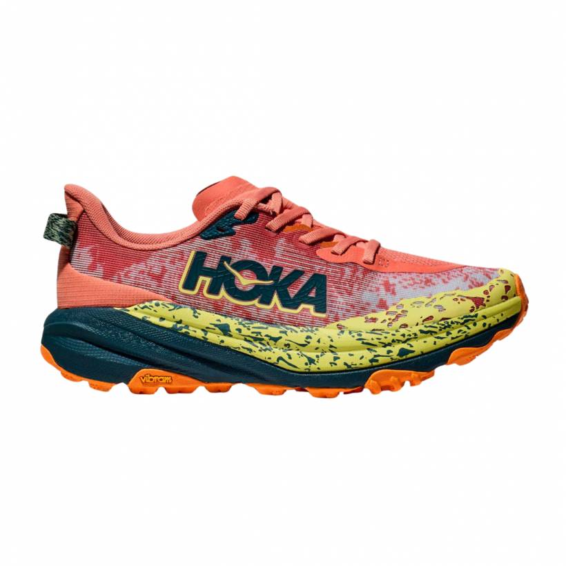 Scarpe Hoka Speedgoat 6 Arancio Giallo SS25 Donna
