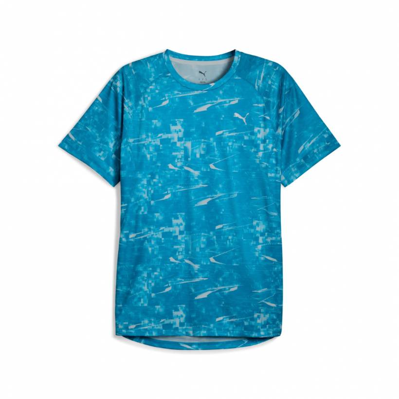 Camiseta Puma Run Velocity AOP Tee Azul