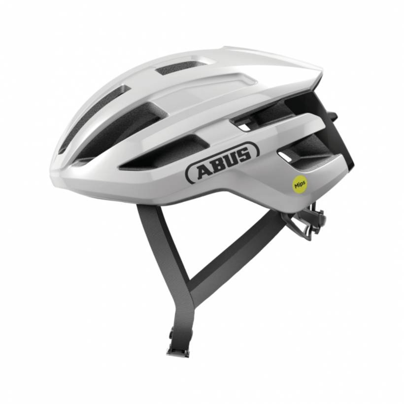 Kask Abus PowerDome MIPS Biały Lśniący