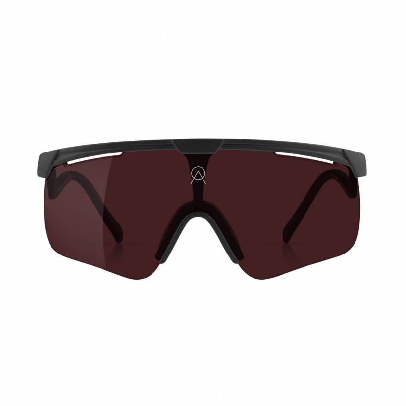 Okulary Alba Optics Delta Cat.3 Czarno-brązowe soczewki